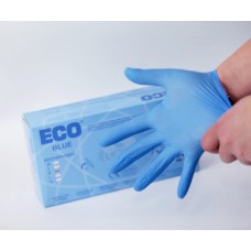 Нитриловые перчатки ECO S, M, L 100 шт. (голубые)