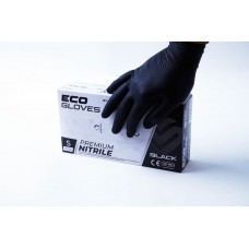 Нитриловые перчатки HighClearNitrile S, M, L, XL 100 шт. (черные)
